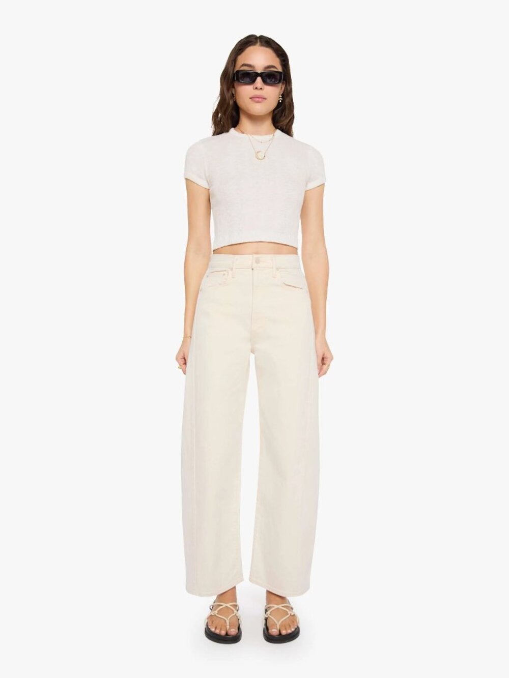 MOTHER The Half-Pipe, size 33, CREAM